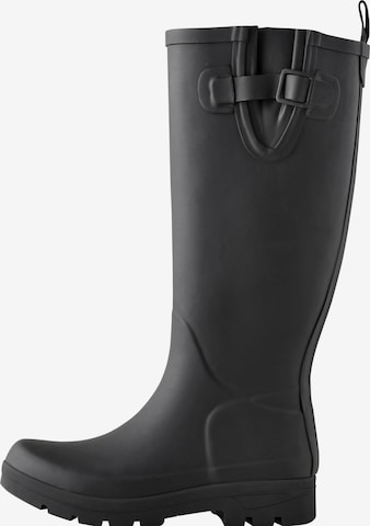 Bottes en caoutchouc Next en noir : devant