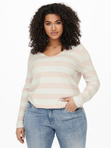 Pull-over 'Melinna' ONLY Carmakoma en beige