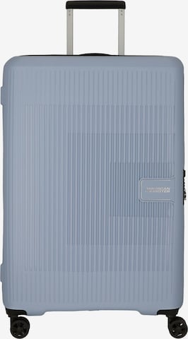 American Tourister Trolley 'Aerostep' in Blauw: voorkant