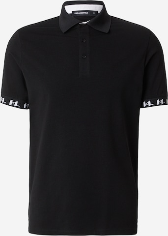 juoda Karl Lagerfeld Marškinėliai: priekis