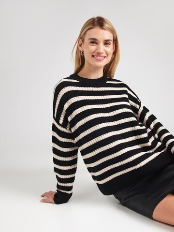VERO MODA Sweater 'VMCalla' in Black: front