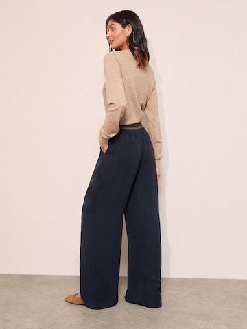 Wide leg Pantaloni con pieghe di Friends Like These in blu