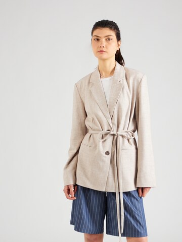 Gina Tricot Blazer in Beige: Vorderseite