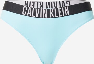 Calvin Klein Swimwear Bikini nadrágok 'Intense Power' - kék: elől