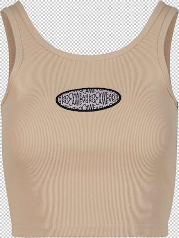 ROCAWEAR Top in Beige: front