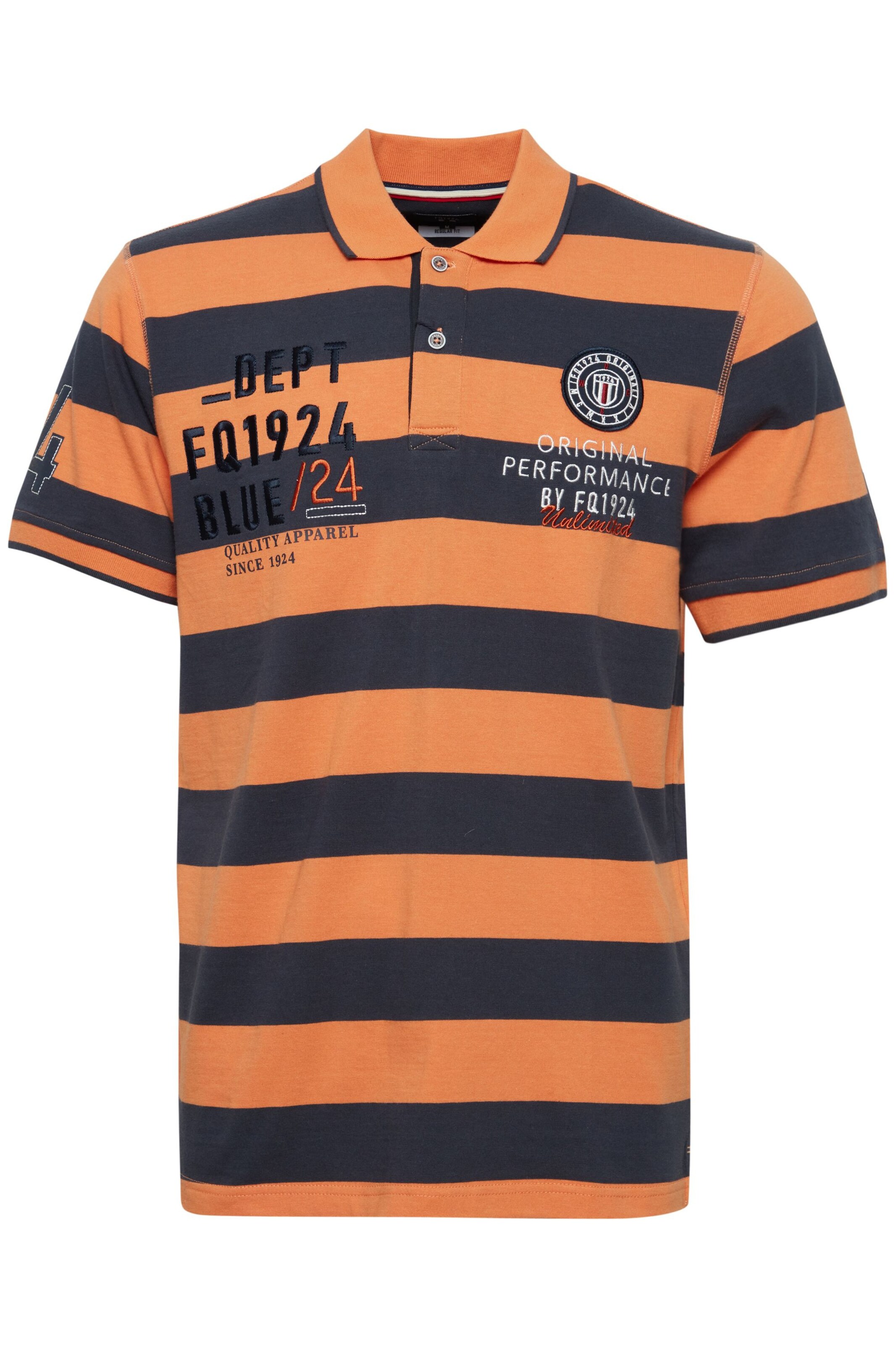 FQ1924 Shirt 'Harald' in Orange: Vorderseite