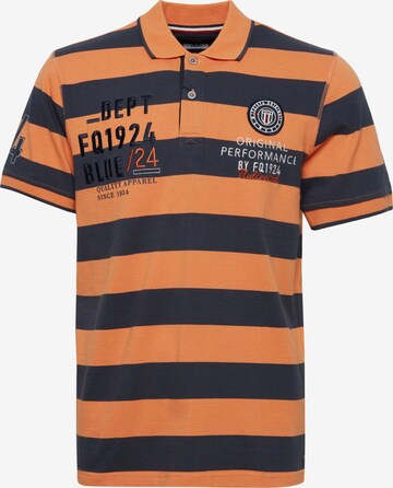 FQ1924 Shirt 'Harald' in Oranje: voorkant