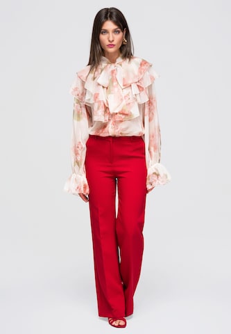 Ombre Bluse in Beige