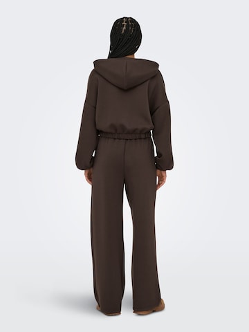 Wide Leg Pantalon 'ONLScarlett' ONLY en marron
