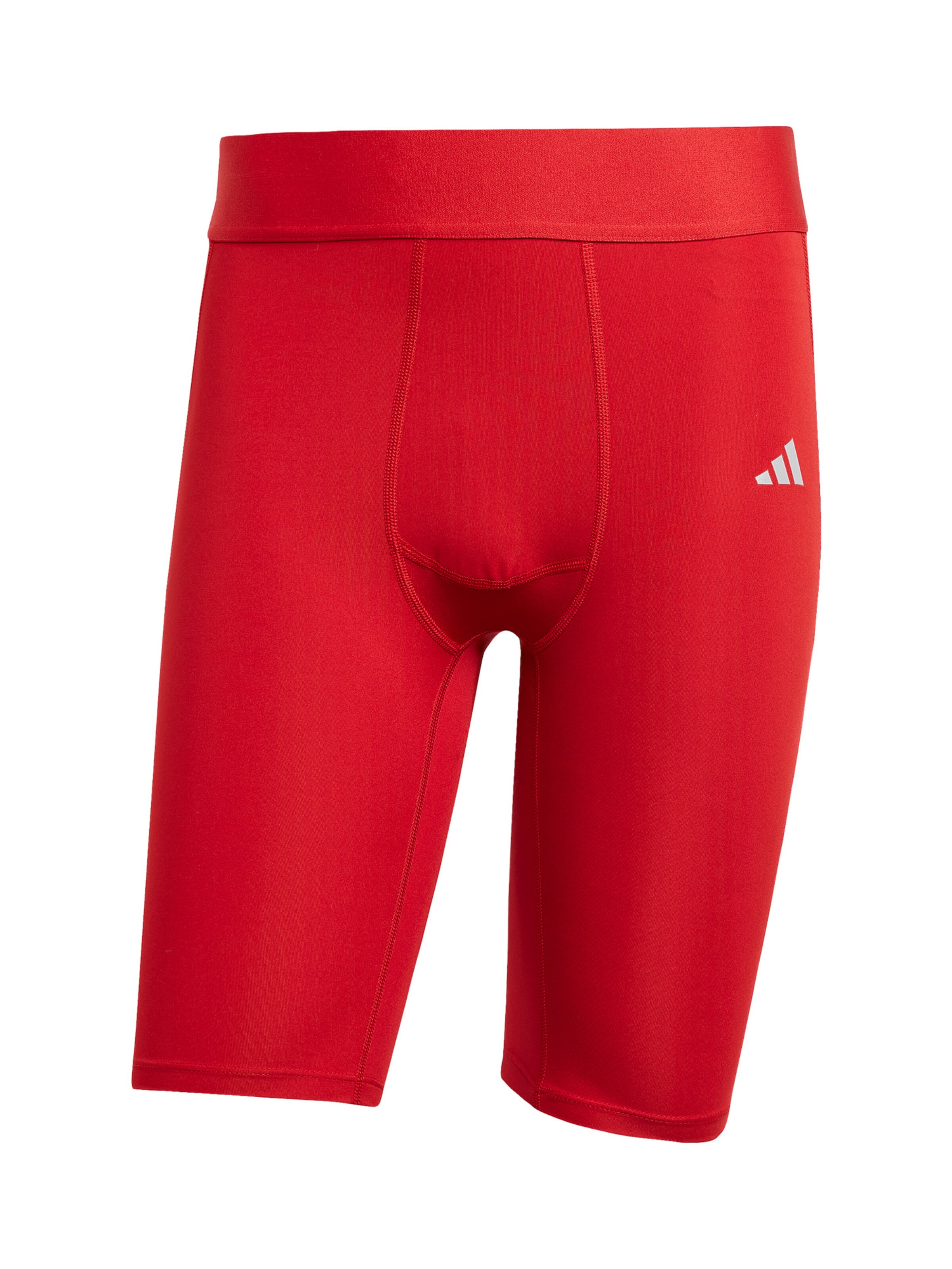 ADIDAS PERFORMANCE Skinny Sporthose in Rot: Vorderseite