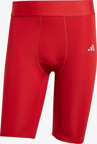 ADIDAS PERFORMANCE Sports trousers in Red: front