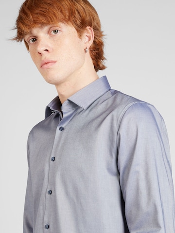 mėlyna OLYMP Priglundantis modelis Marškiniai