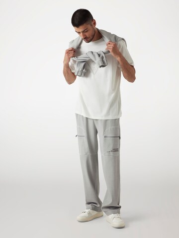 GUESS Wide Leg Hose in Grau