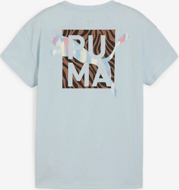 PUMA Funktionsshirt 'ANIMAL REMIX' in Blau