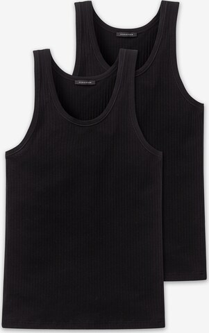 SCHIESSER Undershirt 'Authentic' in Black: front