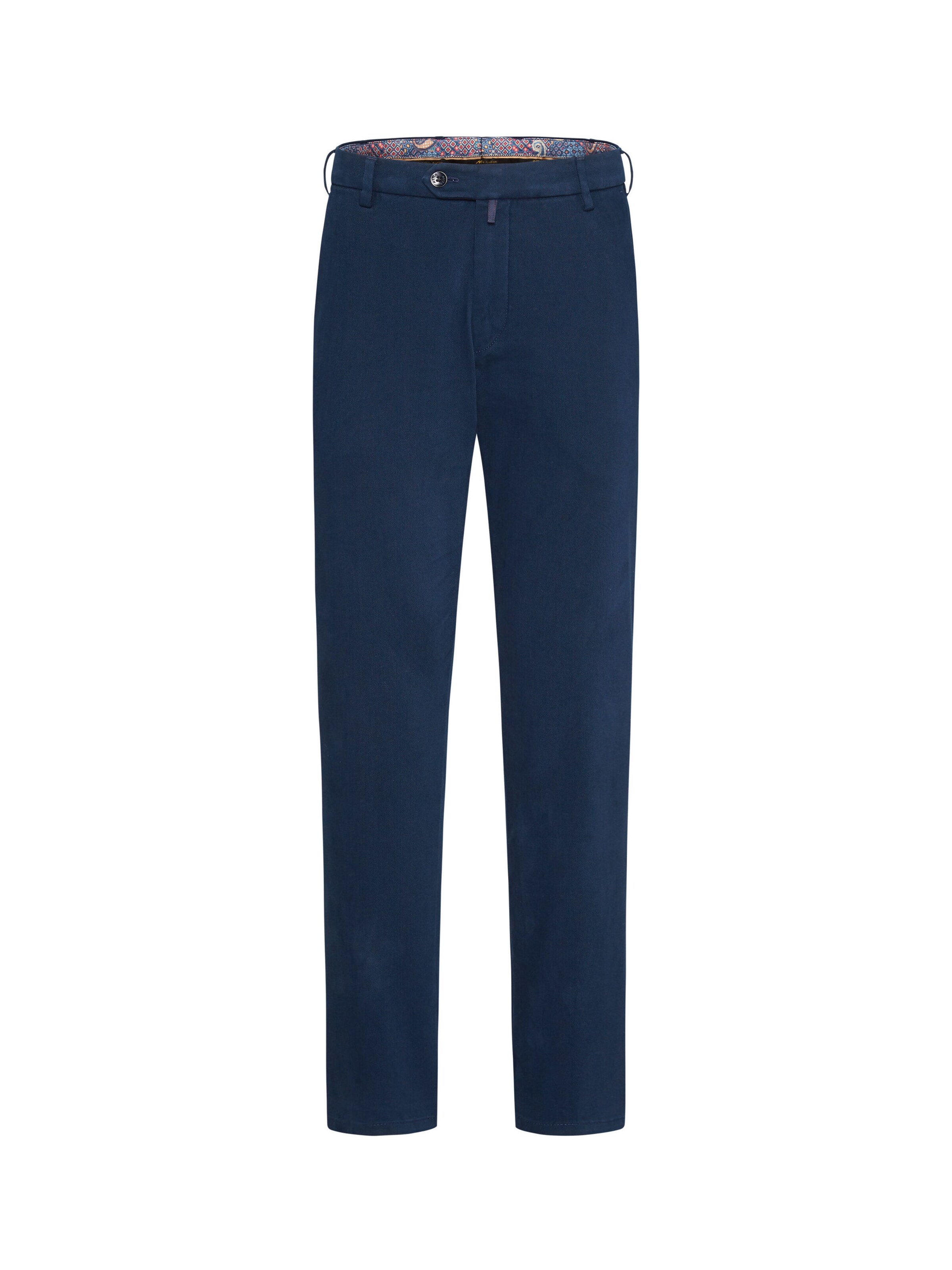 MEYER Chino in Blauw: voorkant