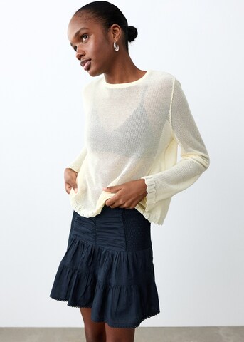 MANGO TEEN Skirt 'Sunset' in Blue