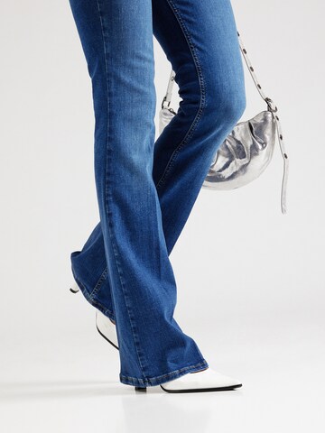 Liu Jo Flared Jeans 'B.UP BEAT' in Blau