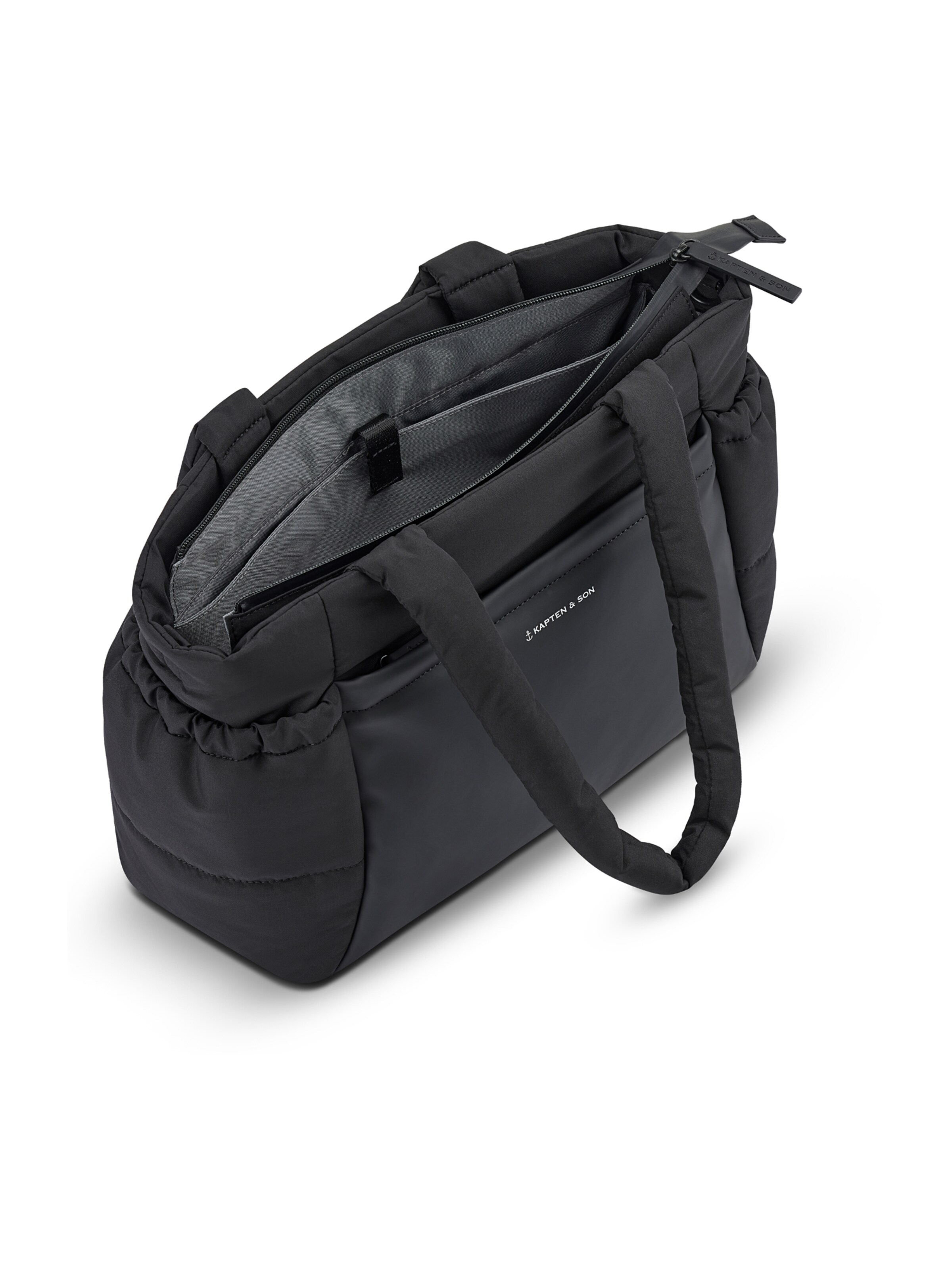 Kapten & Son Shopper táska 'Hellvi Medium' - fekete