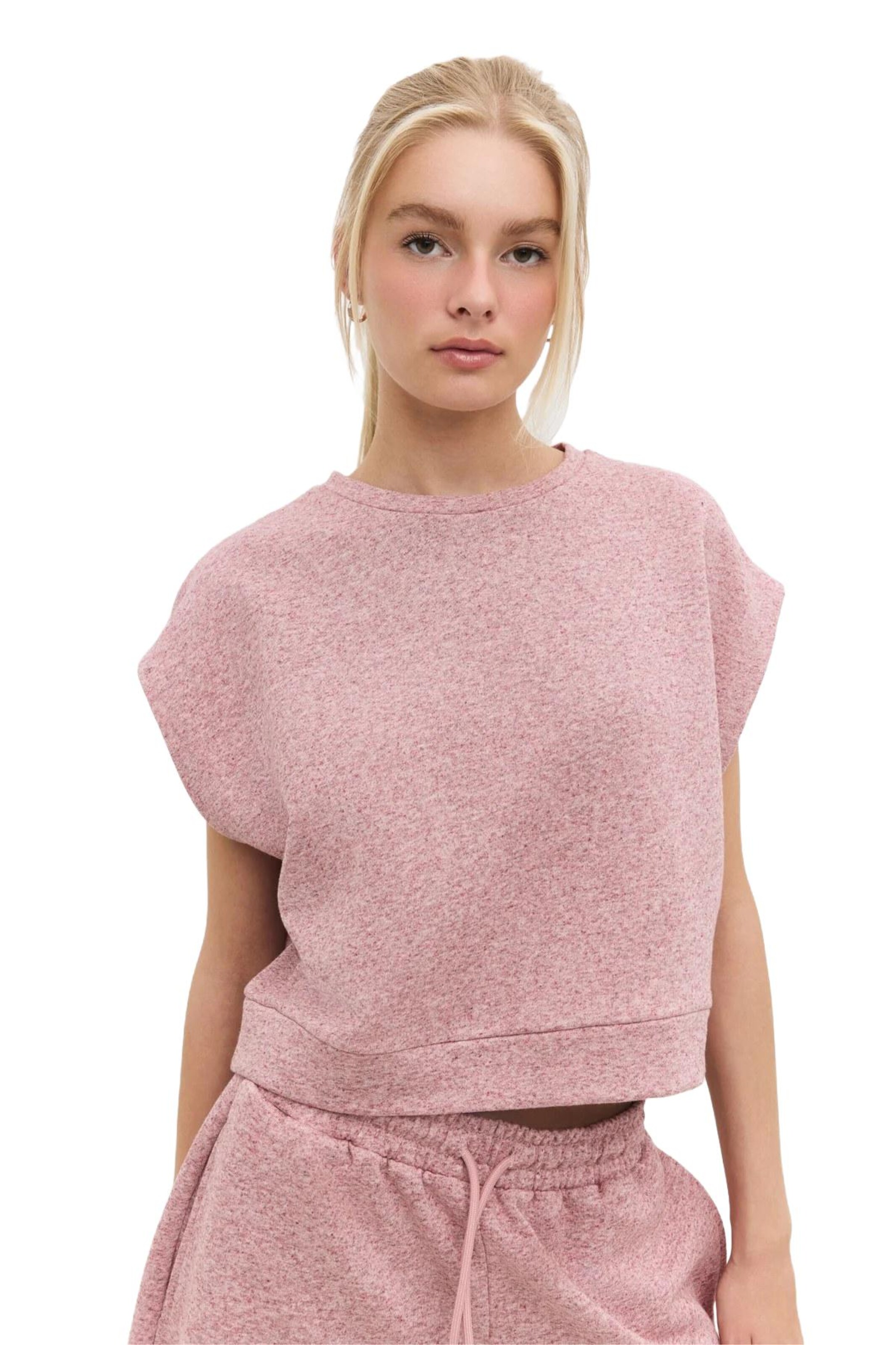 No Matter What Shirt in Pink: front