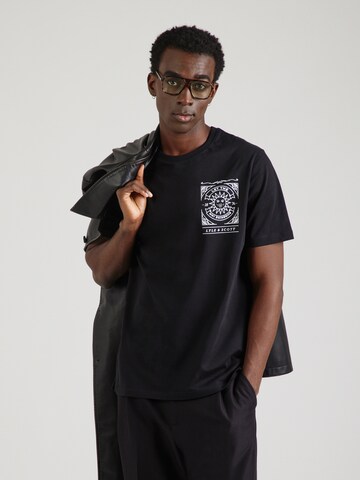 Lyle & Scott Shirt 'Sunshine Inn' in Zwart