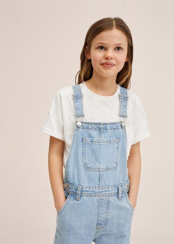 MANGO KIDS Regular Latzhose 'Amara' in Blau