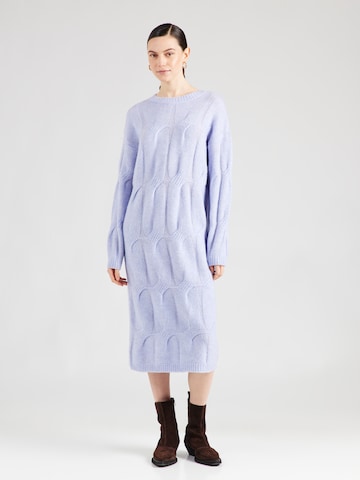 PIECES Gebreide jurk 'PCJENNA' in Blauw: voorkant