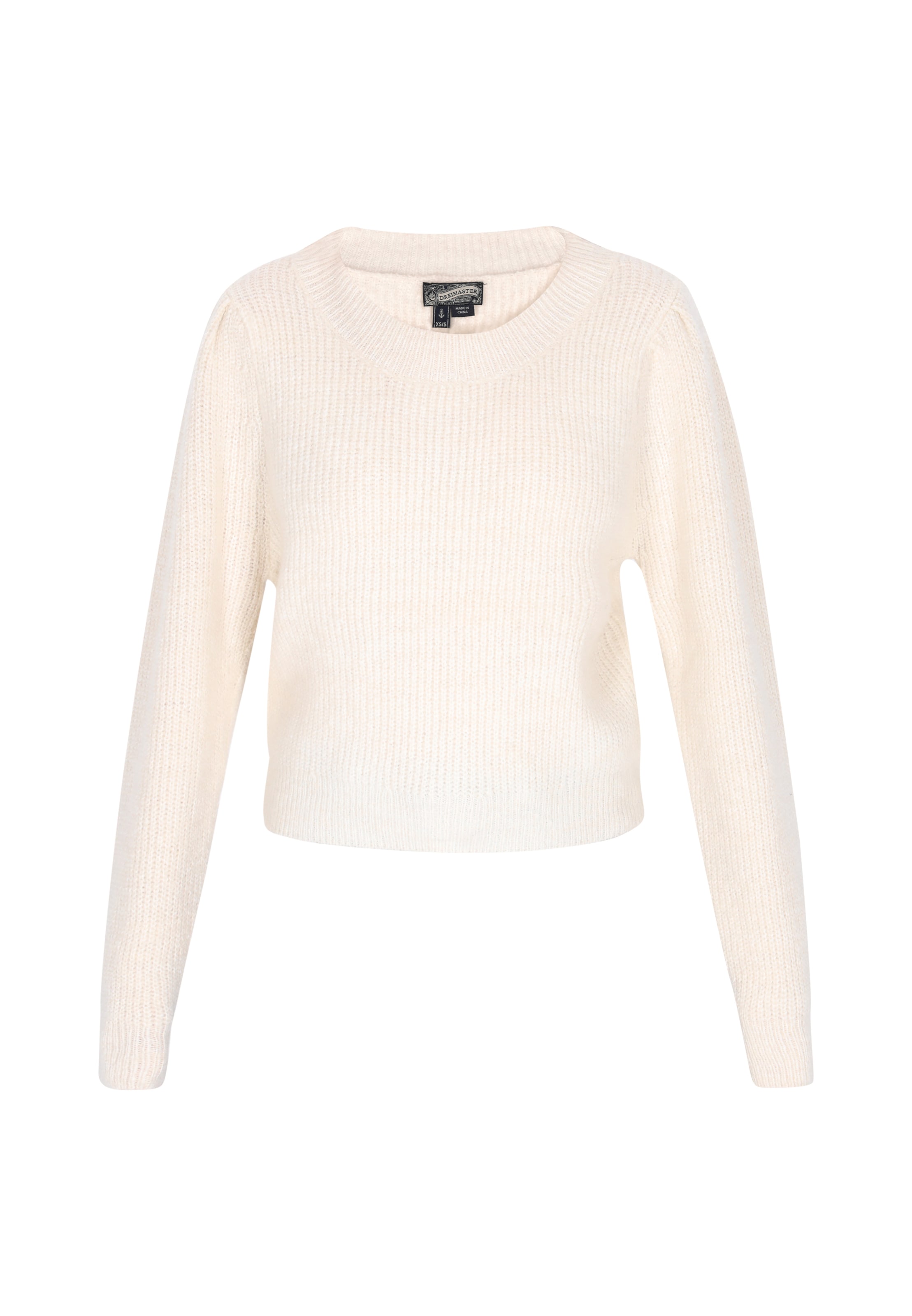 DreiMaster Vintage Sweater in White: front