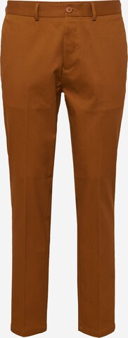BURTON MENSWEAR LONDON Normální Chino kalhoty – hnědá: přední strana