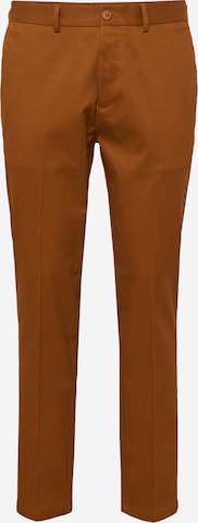 BURTON MENSWEAR LONDON Regularen Chino hlače | rjava barva: sprednja stran