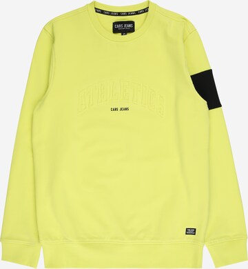 Sweat Cars Jeans en jaune : devant