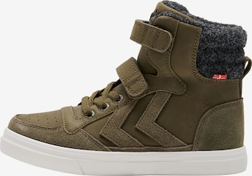 Hummel - Botas en verde: frente