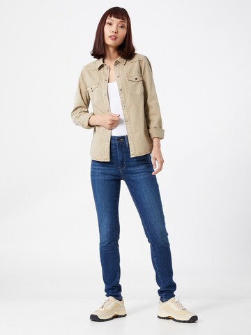 LEVI'S ® Skinny Džínsy '721 High Rise Skinny' - Modrá