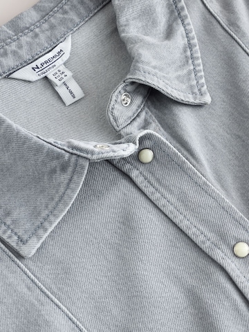 Abito camicia 'N.Premium' di Next in grigio