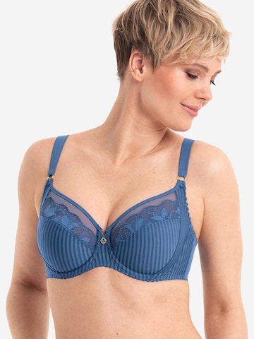 ROSA FAIA Classic Bra 'Sita' in Blue