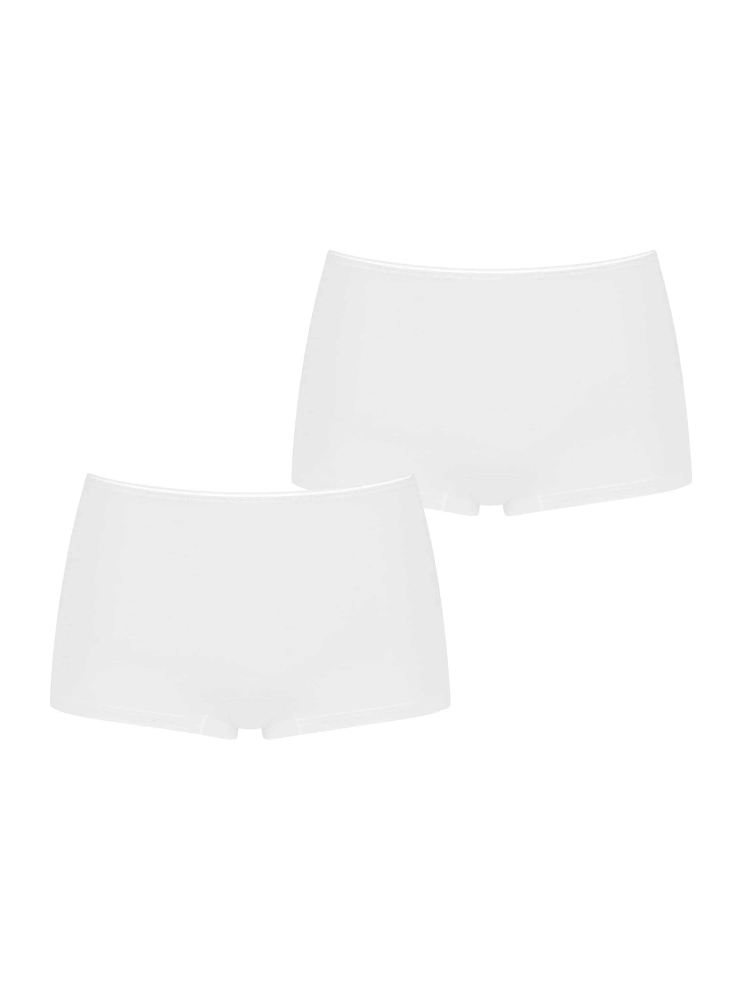 SLOGGI Panty ' Feel Sensational Short ' in White: front