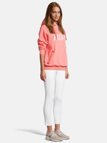 salzhaut Sweatshirt 'SÜNN - MOIN' in Orange