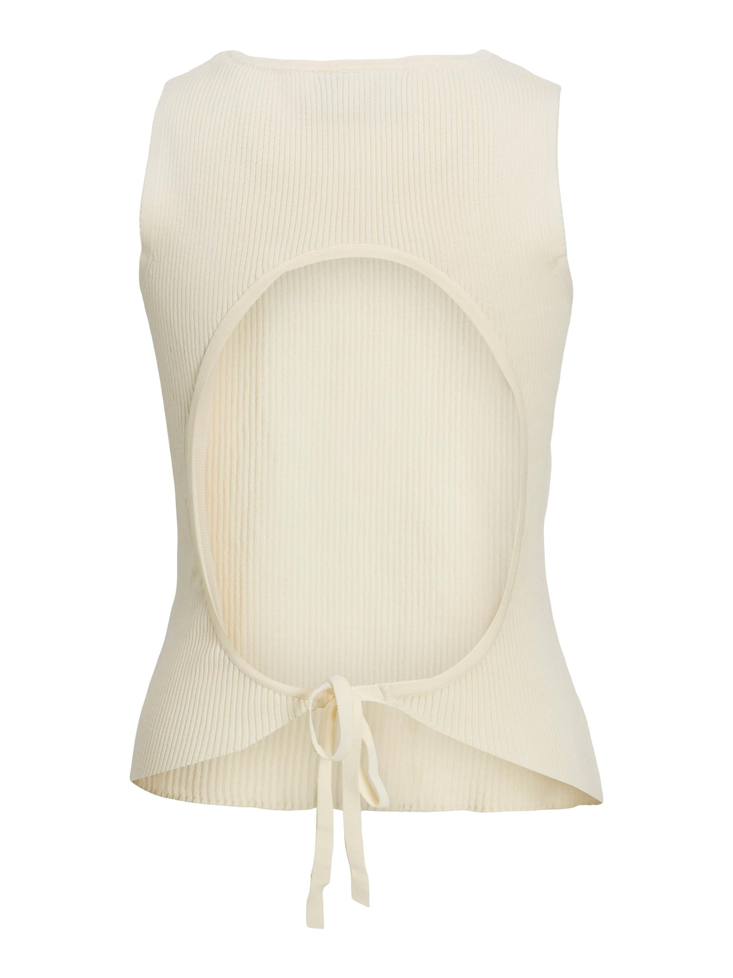 JJXX Top z naramnicami 'April' | bež barva