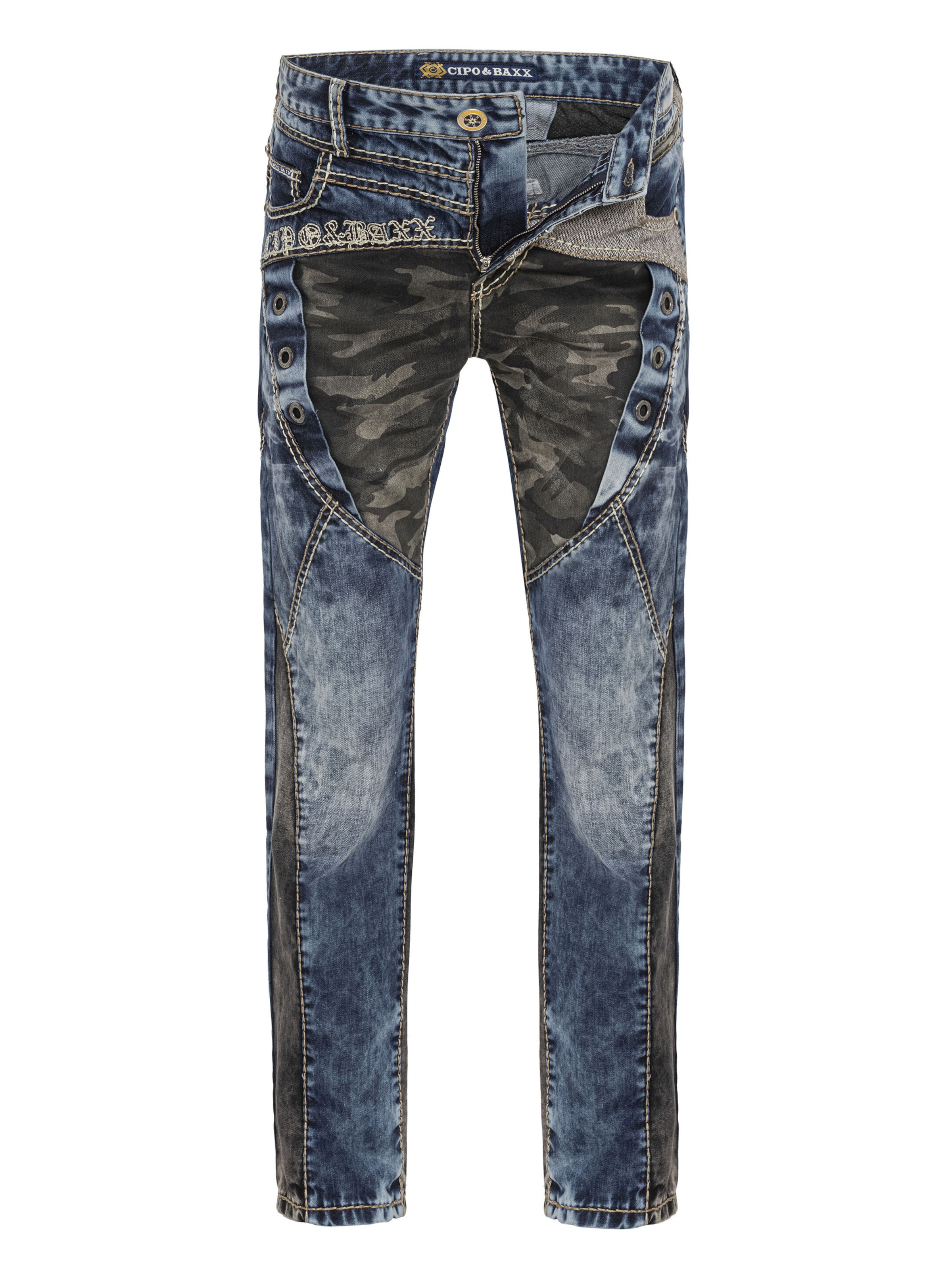 CIPO & BAXX Jeans 'CD894' in 29/32 in de kleur Blauw, Productweergave