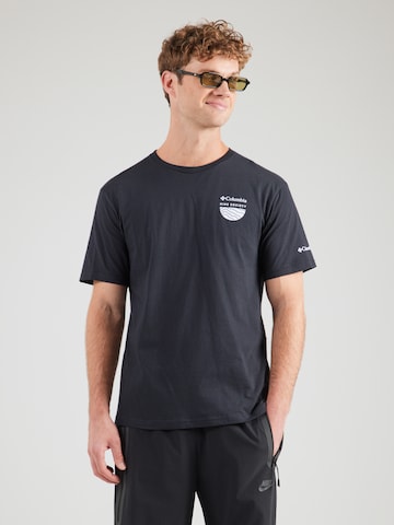 COLUMBIA Funkční tričko 'Hike Society™' – černá: přední strana