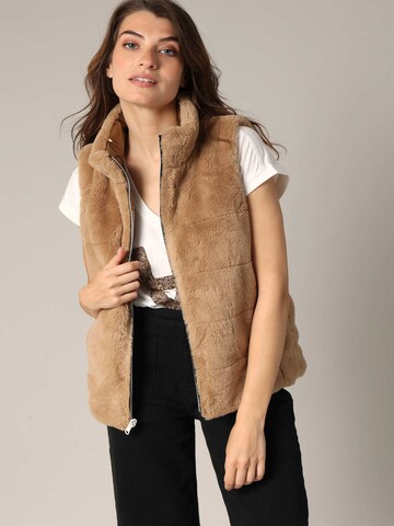 Gilet 'Nara' Deeluxe en or : devant