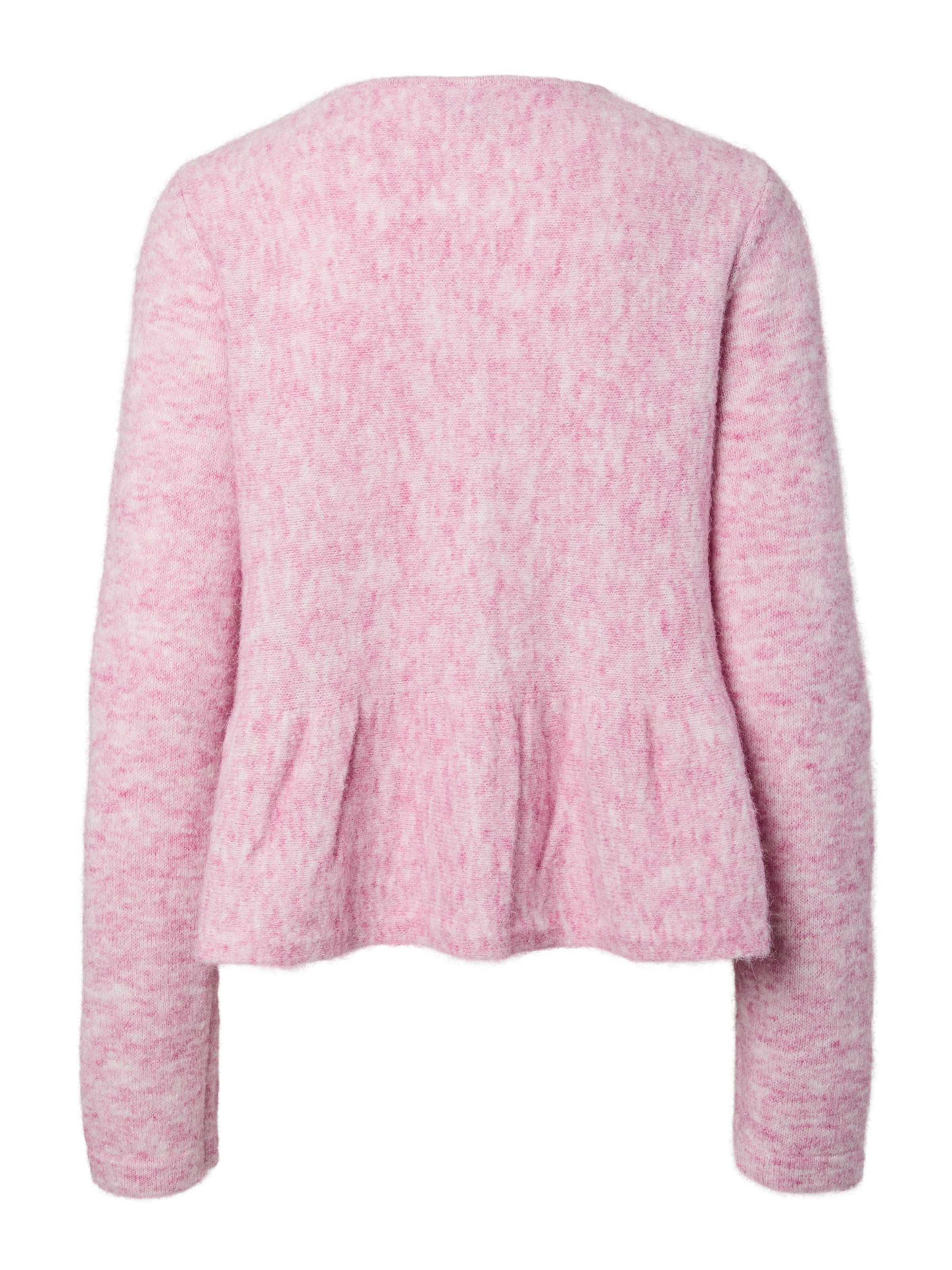 PIECES Gebreid vest 'PCPinge' in Roze