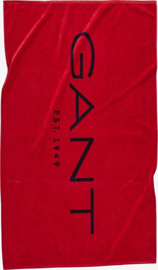 GANT Strandhåndklæde i rød / sort, Produktvisning