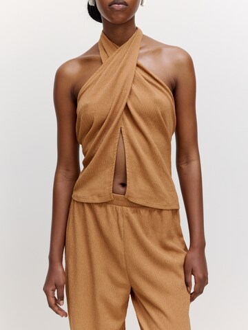 EDITED Top 'Charlott' in Brown: front