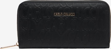 Carlo Colucci Wallet 'Ella' in Black: front