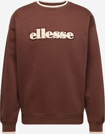 ELLESSE Sweatshirt 'Regno' i brun: framsida