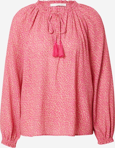 Bluză OUI pe bej / maro deschis / roz pitaya, Vizualizare produs