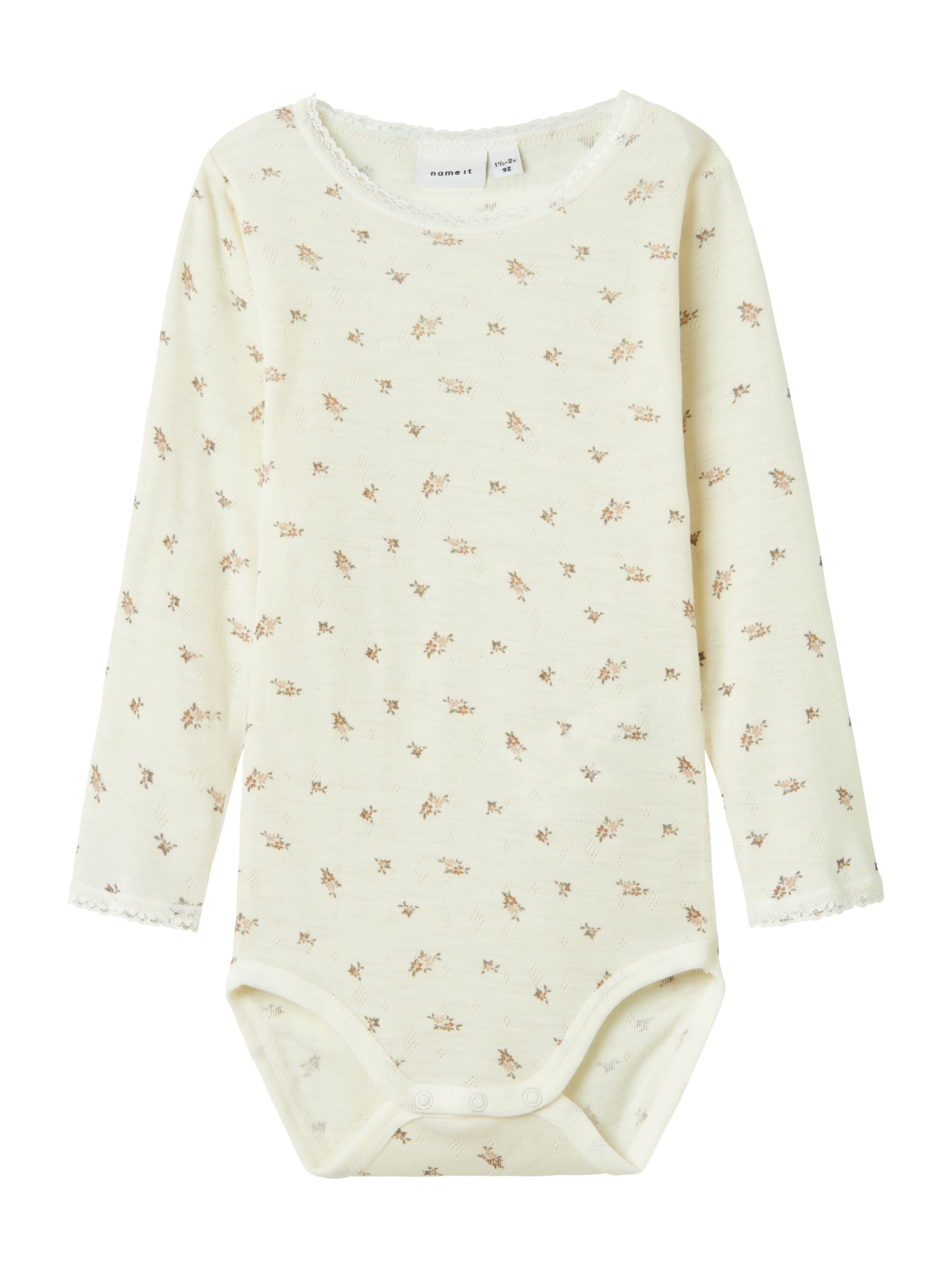 NAME IT Romper/Bodysuit 'NMFWang' in White: front