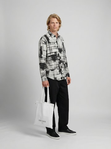 Cabas ERVERTE Paris en blanc