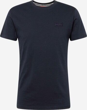 Superdry T-Shirt 'Essential' in Blau: predná strana